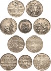 Religiöse Medaillen
Lot-5 Stück Interessantes Konvolut von kleinen Silbermedaillen zum Thema Religion des 18. Jhd. Darunter die Themen: Schlüssel zum...