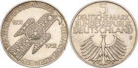 Gedenkmünzen
 5 DM 1952 D Germanisches Museum Jaeger 388 Sehr schön-vorzüglich