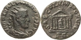 Kaiserzeit
Philippus I. (Arabs) 244-249 Dupondius 248, Rom 1000 Jahre Imperium Romanum. Säkularfeiern 248. Brustbild mit Strahlenkrone nach rechts, I...
