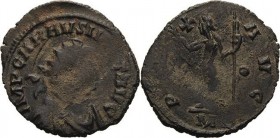 Kaiserzeit
Carausius 286-293 Antoninian 287/288, Londinium Prägung des Britisches Sonderreichs. Brustbild mit Strahlenkrone nach rechts, IMP CARAVSIV...