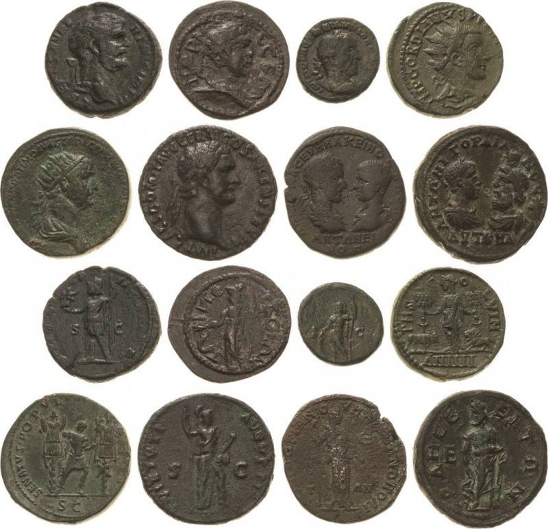 Römische Münzen
Lot-7 Stück Interessantes Lot prinzipatszeitlicher Bronzen. Dar...