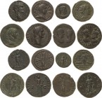 Römische Münzen
Lot-7 Stück Interessantes Lot prinzipatszeitlicher Bronzen. Darunter: Domitian As 90/91. Trajan Dupondius 116/117. Septimius Severus ...