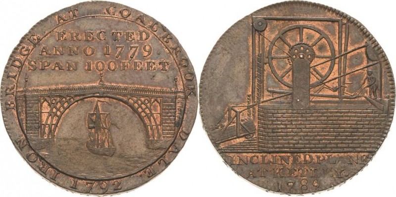 Großbritannien
George III. 1760-1820 Halfpenny Token 1792. Reynolds & Company (...