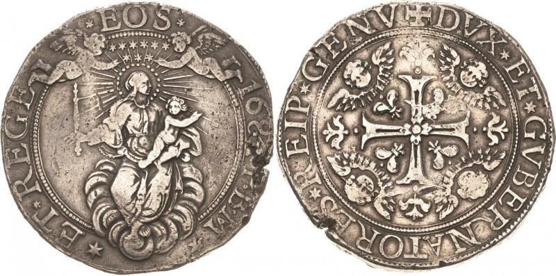 Italien-Genua
Republik (Dogi Biennali) 1528-1797 2 Scudi 1684, PBM-Gio Lucas Ma...