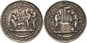 Medaillen
 Silbergussmedaille o.J. (um 1560, späterer Guß) (Nickel Milicz) Auf die Heilung der Tochter der Kananäerin. Christus und Baum zwischen Toc...