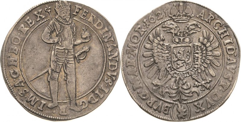 Habsburg
Ferdinand II. 1619-1637 Taler 1625, Flügel-Joachimsthal Voglhuber 138/...