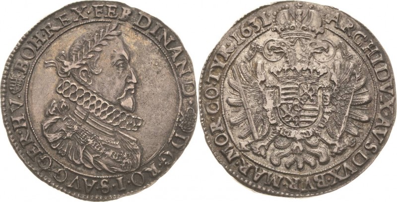 Habsburg
Ferdinand II. 1619-1637 Taler 1631, KB-Kremnitz Davenport 3129 Voglhub...