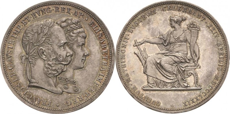 Kaiserreich Österreich
Franz Joseph I. 1848-1916 Doppelgulden 1879, Wien Silber...