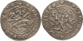 Hessen
Ludwig I., der Friedfertige 1413-1458 Alter Schockgroschen o.J (1430/1444), Schmalkalden Av-Umschrift mit 2 Rosetten-Ringel-Kreuz-Ringel-2 Ros...