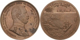 Medaillen
 Bronzemedaille 1884 (Lauer) Verkündung des deutschen Protektorats über Lüderitzland Angra-Pequena. Brustbild Kaisers Wilhelm I. nach recht...