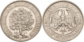 Gedenkausgaben
 5 Reichsmark 1931 F Eichbaum Jaeger 331 Randfehler, sehr schön-vorzüglich