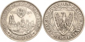 Gedenkausgaben
 3 Reichsmark 1931 A Magdeburg Jaeger 347 Sehr schön-vorzüglich