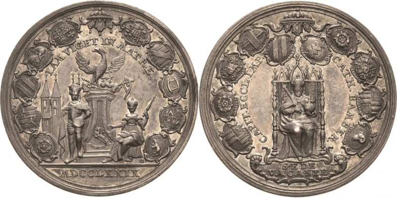 Bamberg-Bistum
Sedisvakanz 1779 Silbermedaille 1779 (J.L. Oexlein) Kaiser Heinr...