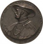 Brandenburg-Preußen
Joachim I. 1513-1535 Einseitige Bronzegussmedaille 1530 (Späterer Guss) (F. Hagenauer) Auf de Hofrat Joachims I. von Preussen, Bo...