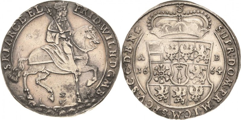 Brandenburg-Preußen
Friedrich Wilhelm, der große Kurfürst 1640-1688 Taler 1664,...