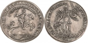 Brandenburg-Preußen
Friedrich Wilhelm, der große Kurfürst 1640-1688 Taler 1675, Berlin Auf den Sieg bei Fehrbellin. Kurfürst mit Lorbeerkranz und Sch...