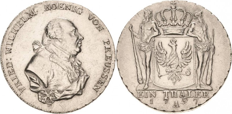 Brandenburg-Preußen
Friedrich Wilhelm II. 1786-1797 Taler 1797, A-Berlin Olding...