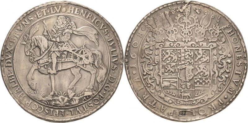 Braunschweig-Wolfenbüttel
Heinrich Julius 1589-1613 Löser zu 3 Talern 1608, Zel...