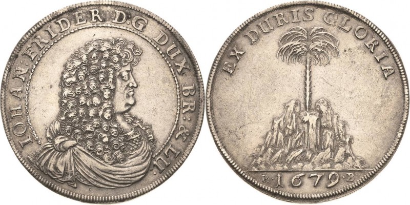 Braunschweig-Calenberg-Hannover
Johann Friedrich 1665-1679 Taler 1679, RB-Zelle...