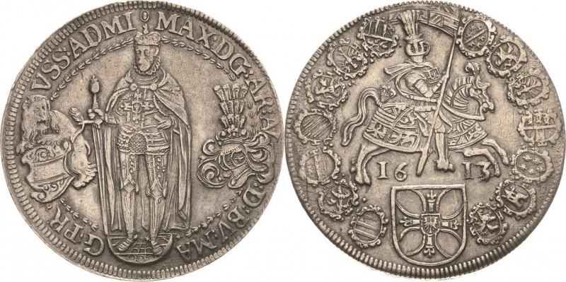 Deutscher Orden
Maximilian I. von Österreich 1590-1618 Taler 1613, Hall Neumann...