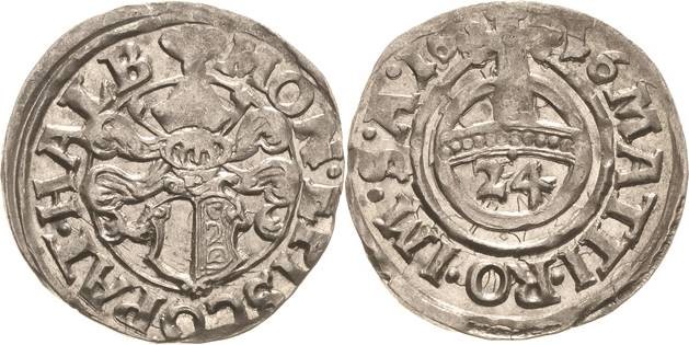 Halberstadt-Bistum
Christian von Braunschweig 1616-1624 1/24 Taler 1616, o.Mzz....