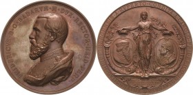 Heidelberg
 Bronzemedaille 1886 (H. Götz/K. Schwenzer) 500-Jahrfeier der Universität. Uniformiertes Brustbild Friedrich I., Großherzog von Baden, mit...