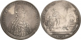 Kempten-Abtei
Engelbert von Sirgenstein 1747-1760 Taler 1748, Augsburg Anlässlich seiner Amtseinführung. Stempel möglicherweise von Michael Wunsch. B...