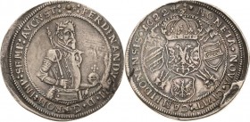 Kempten-Stadt
 1/2 Taler 1622. Mit Titel Ferdinand II Nau 181 Sehr selten. Winz. Henkelspur, Avers leicht geglättet, sehr schön-vorzüglich