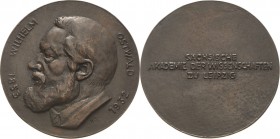 Leipzig
 Bronzegussmedaille o.J. (verliehen ab 1979) (Sign. HF) Wilhelm-Ostwald-Medaille der Sächsischen Akademie der Wissenschaften zu Leipzig. Kopf...