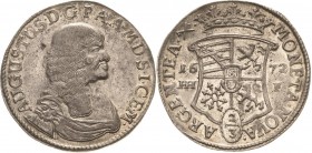 Magdeburg-Erzbistum
August von Sachsen-Weißenfels 1638-1680 2/3 Taler 1672, HHF-Halle v. Schrötter 785 Davenport 631 Prachtexemplar. In dieser Erhalt...
