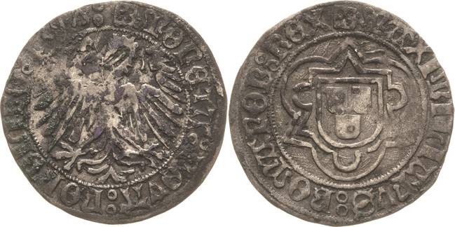 Nördlingen-Reichsmünzstätte
Philipp von Weinsberg 1469-1503 1/2 Schilling 1497....