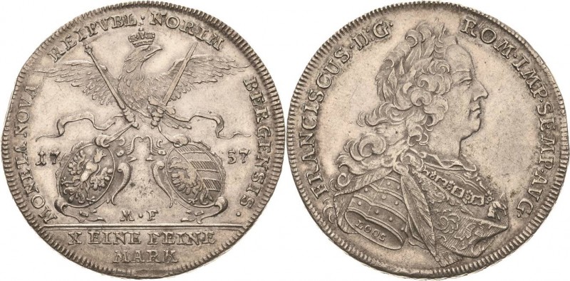 Nürnberg
 Taler 1757, MF-Nürnberg Im Armabschnitt L. Mit Titel und Porträt Fran...