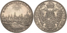 Nürnberg
 Taler 1779, KR-Nürnberg Stadtansicht. Mit Titel Joseph II Kellner 350 Slg. Erlanger 764 Davenport 2495 Revers min. Kratzer, vorzüglich