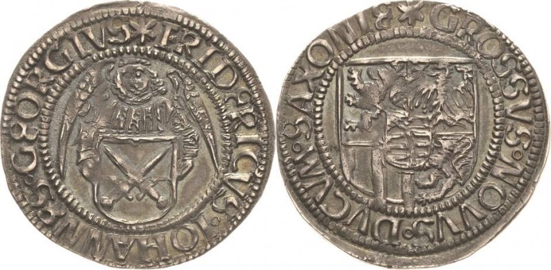 Sachsen-Kurlinie ab 1486 bis 1547 (Ernestiner)
Friedrich III., Johann und Georg...