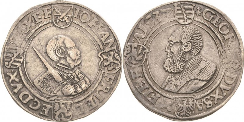 Sachsen-Kurlinie ab 1486 bis 1547 (Ernestiner)
Johann Friedrich und Georg 1534-...