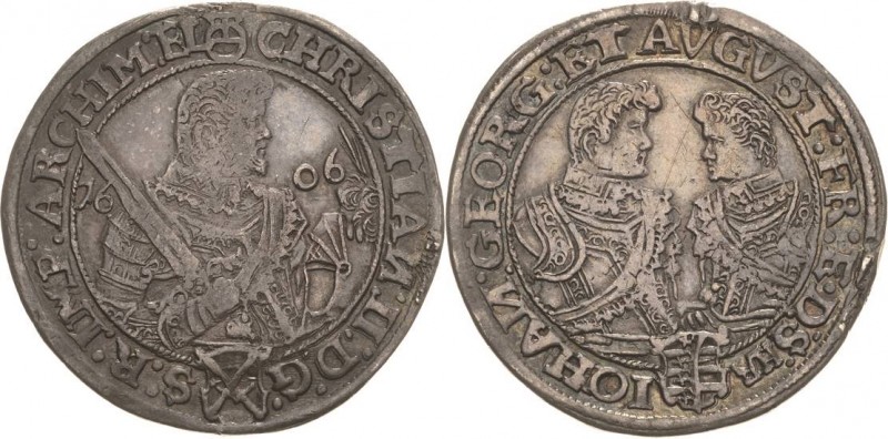 Sachsen-Kurlinie ab 1547 (Albertiner)
Christian II., Johann Georg I. und August...