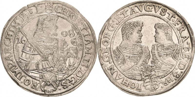 Sachsen-Kurlinie ab 1547 (Albertiner)
Christian II., Johann Georg I. und August...