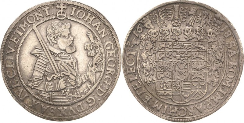 Sachsen-Kurlinie ab 1547 (Albertiner)
Johann Georg I. (1611-) 1615-1656 Taler 1...