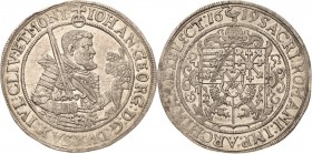 Sachsen-Kurlinie ab 1547 (Albertiner)
Johann Georg I. (1611-) 1615-1656 1/2 Taler 1619, Schwan-Dresden C/K 178 Kohl 156 Selten und besonders in diese...
