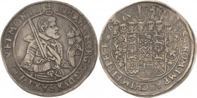 Sachsen-Kurlinie ab 1547 (Albertiner)
Johann Georg I. (1611-) 1615-1656 Taler 1623, Schwan-Dresden C/K 156 Schnee 818 Davenport 7601 Avers kl. Graffi...