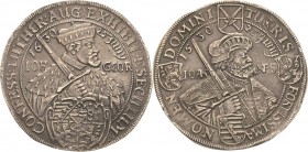 Sachsen-Kurlinie ab 1547 (Albertiner)
Johann Georg I. (1611-) 1615-1656 Taler 1630, Zainhaken-Dresden 100-Jahrfeier der Augsburger Konfession. Mit li...