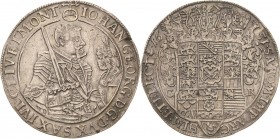 Sachsen-Kurlinie ab 1547 (Albertiner)
Johann Georg I. (1611-) 1615-1656 Taler 1651, CR-Dresden C/K 169 Schnee 879 Davenport 7612 Avers kl. Kratzer, s...