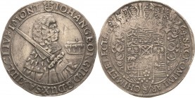 Sachsen-Kurlinie ab 1547 (Albertiner)
Johann Georg II. 1656-1680 Taler 1664, CR-Dresden Erbländischer Taler C/K 388 Schnee 909 Davenport 7617 Avers k...