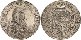 Sachsen-Kurlinie ab 1547 (Albertiner)
Johann Georg II. 1656-1680 1/3 Taler 1668, CR-Dresden C/K 415 Kohl 230 Leichte Prägeschwäche, fast vorzüglich/v...