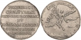 Sachsen-Kurlinie ab 1547 (Albertiner)
Friedrich August II. 1733-1763 1/12 Taler (Doppelgroschen) 1747, o. Mzz.-Dresden Vermählung des Kronprinzen Fri...