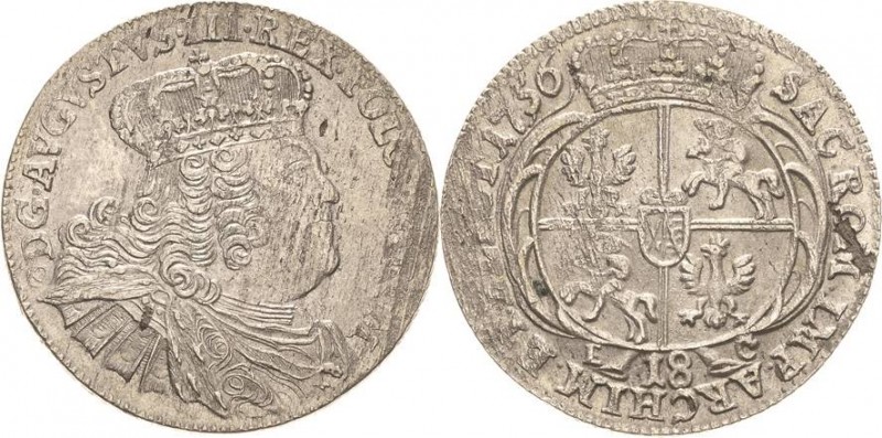 Sachsen-Kurlinie ab 1547 (Albertiner)
Friedrich August II. 1733-1763 18 Grösche...