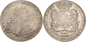 Sachsen-Kurlinie ab 1547 (Albertiner)
Friedrich Christian 1763 Taler 1763, EDC-Dresden Im Armabschnitt S Kahnt 1004.1 Schnee 1050 Davenport 2677 A Bu...