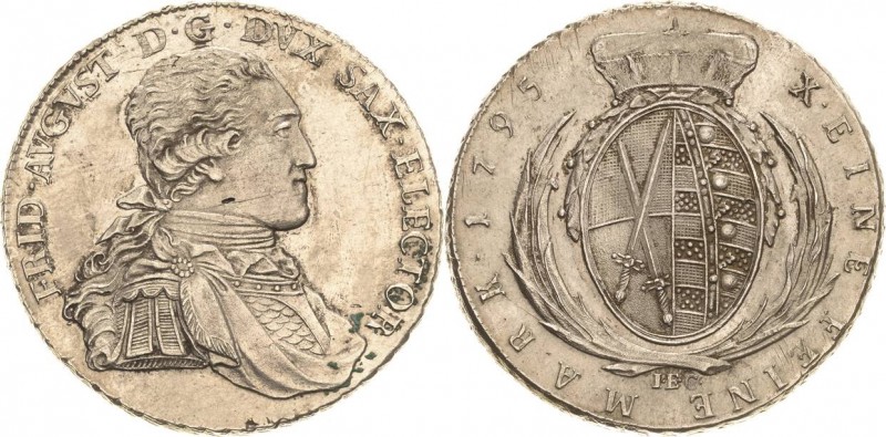 Sachsen-Kurlinie ab 1547 (Albertiner)
Friedrich August III. 1763-1806 Taler 179...