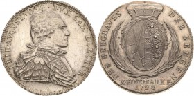 Sachsen-Kurlinie ab 1547 (Albertiner)
Friedrich August III. 1763-1806 Taler 1798, IEC-Dresden Ausbeute Kahnt 1091 Buck 199 e Schnee 1094 Müseler 56.1...
