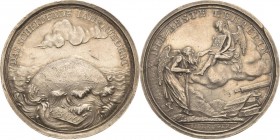 Sachsen-Kurlinie ab 1547 (Albertiner)
Friedrich August III. 1763-1806 Silbermedaille 1800 (C.J. Krüger) Auf die Jahrhundertwende. Erdball versinkt im...